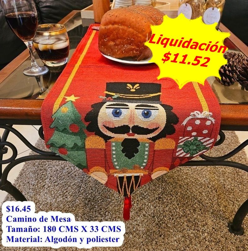 CAMINO DE MESA 180 CMS X 33 CMS CDX