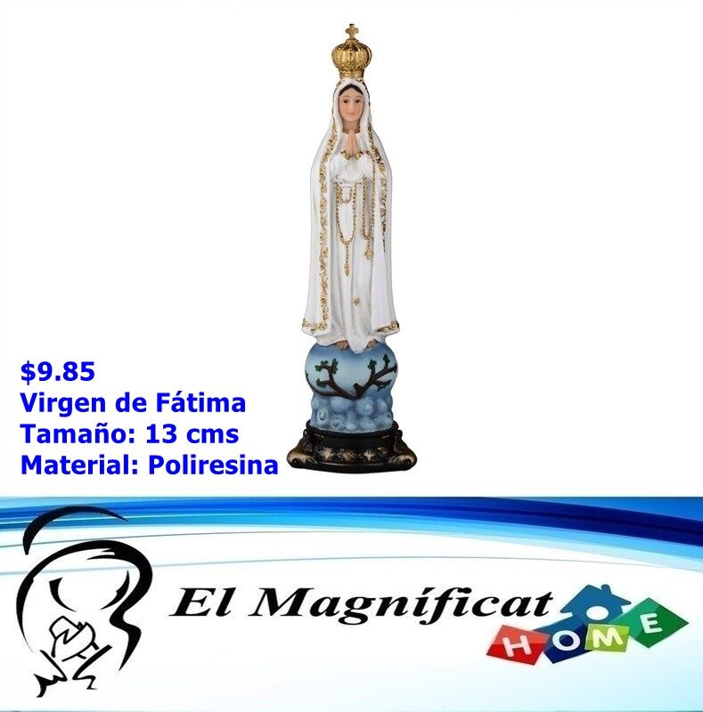 VIRGEN DE FATIMA 13 CMS
