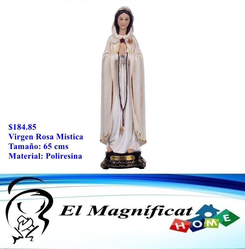 VIRGEN ROSA MISTICA 65 CMS