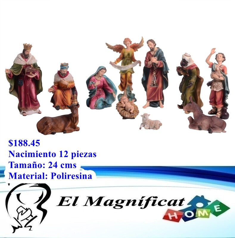 NACIMIENTO 12 PIEZAS 24 CMS