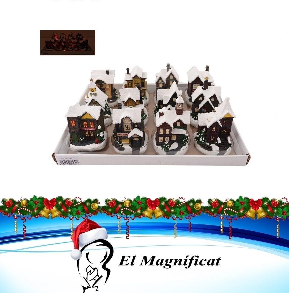 CASITAS NAVIDEÑAS 10 CMS