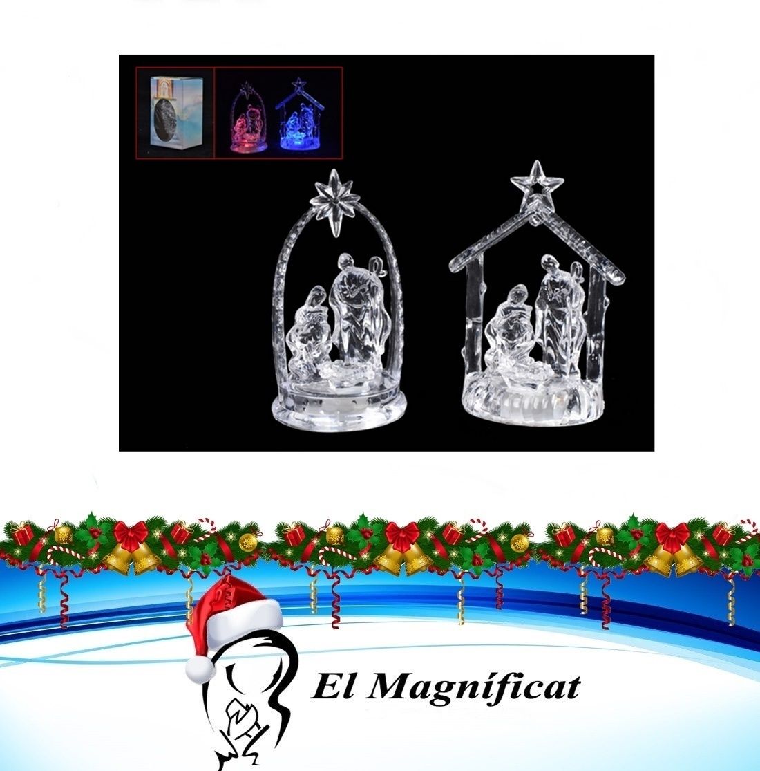 NACIMIENTO CON LUZ LED 6 CMS