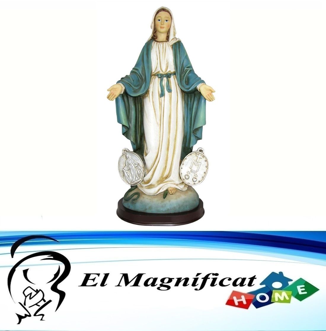 VIRGEN MEDALLA MILAGROSA 40 CMS