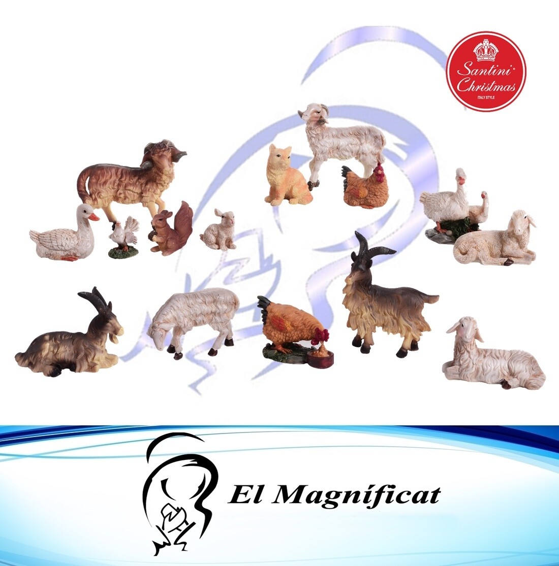 JUEGO DE ANIMALES 15 PIEZAS