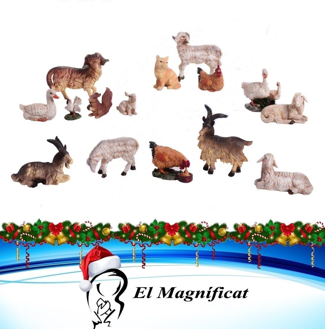JUEGO DE ANIMALES 15 PIEZAS 9CM