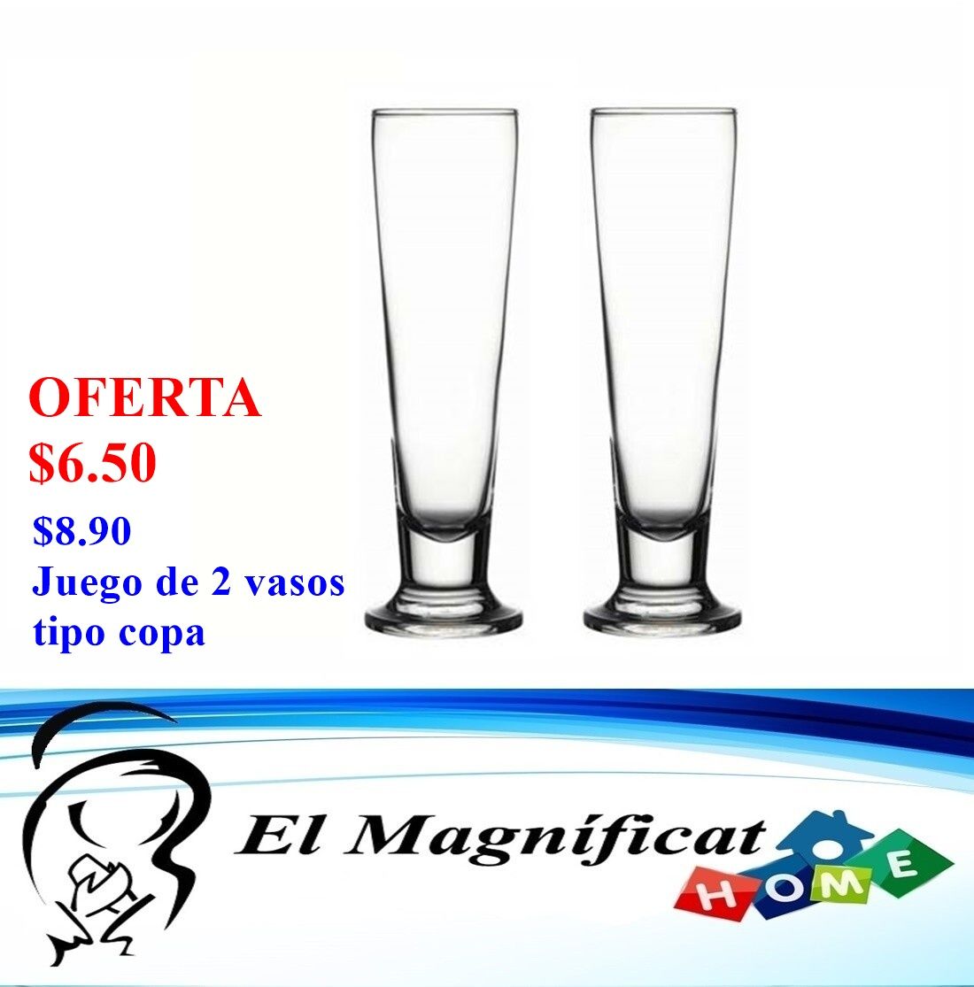 JUEGO DE 2 VASOS CERVECEROS 14 OZ