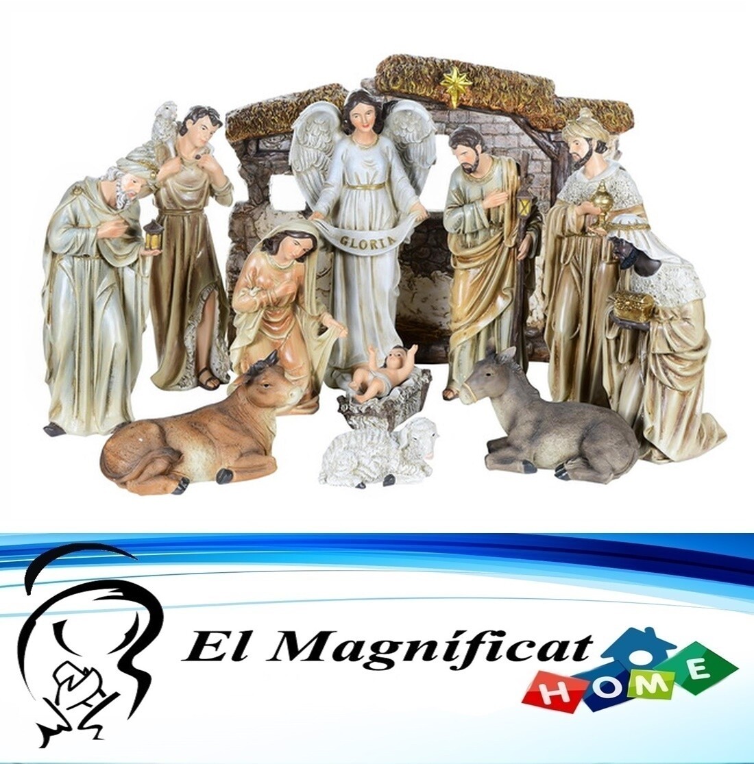 NACIMIENTO CON FACHADA 13 PIEZAS 37 CMS