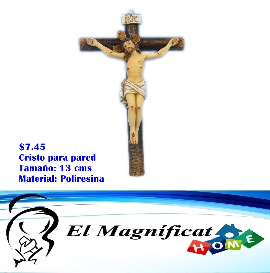 CRISTO PARA PARED 13 CMS