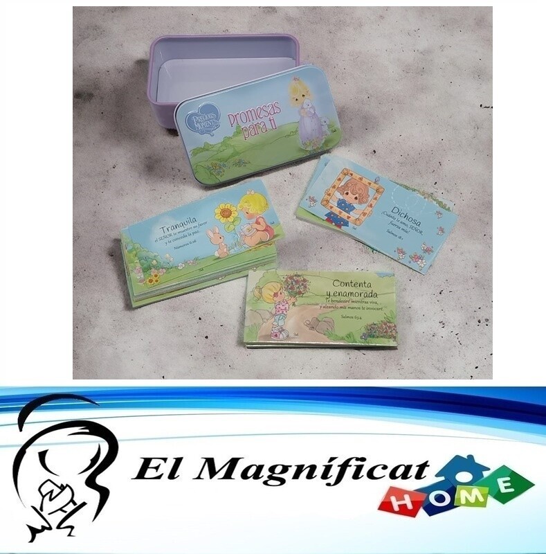 CAJA CON 50 TARJETITAS (PROMESAS PARA TI)