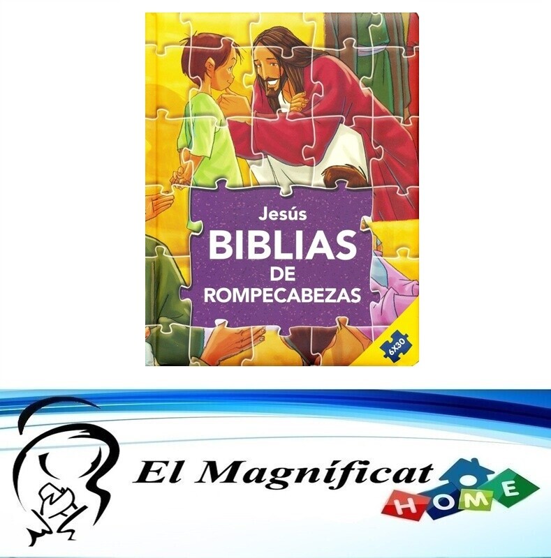 LIBRO DE ROMPECABEZAS (6 ROMPECABEZAS) JESUS
