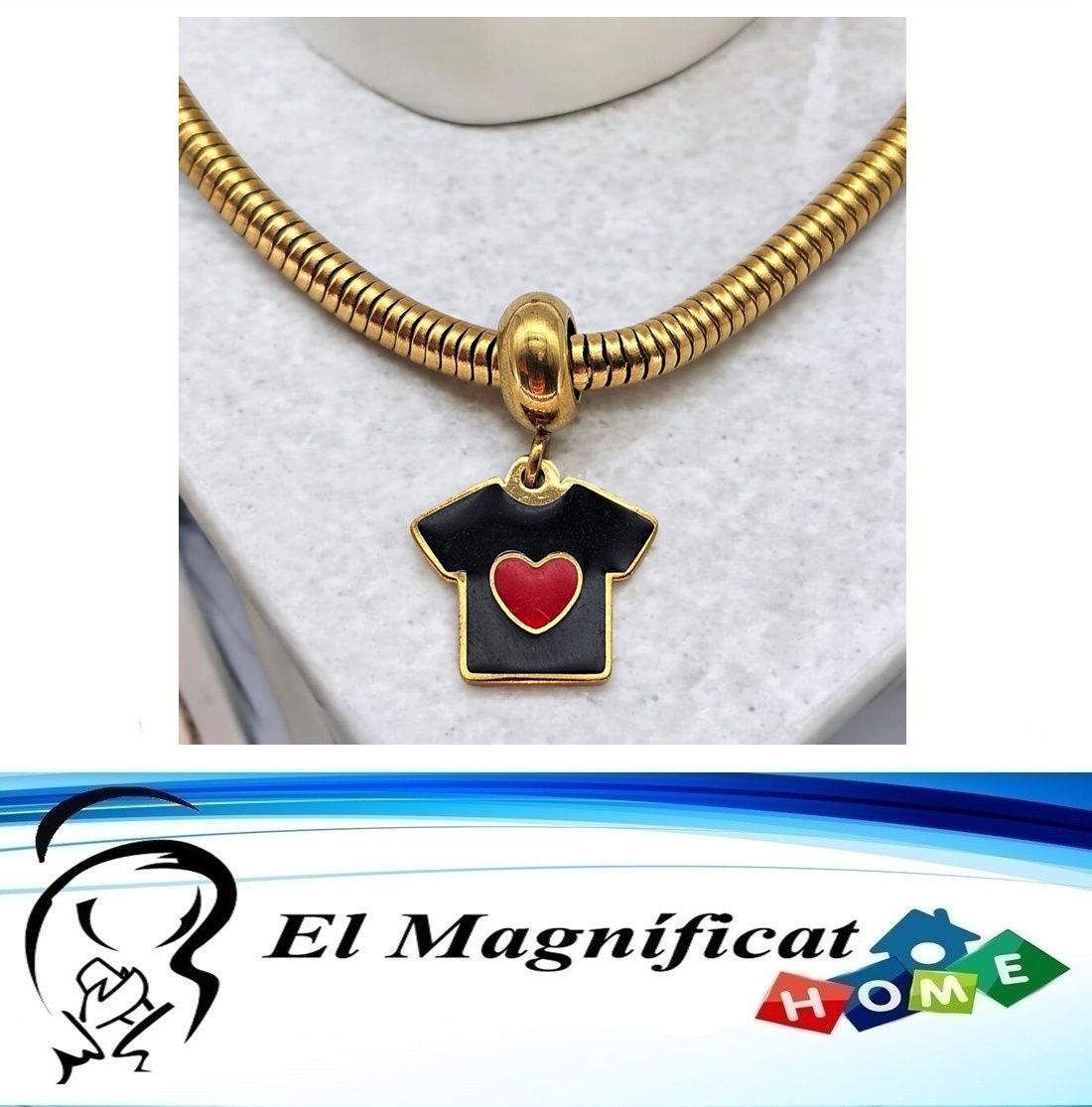 CHARMS CAMISETA CORAZON