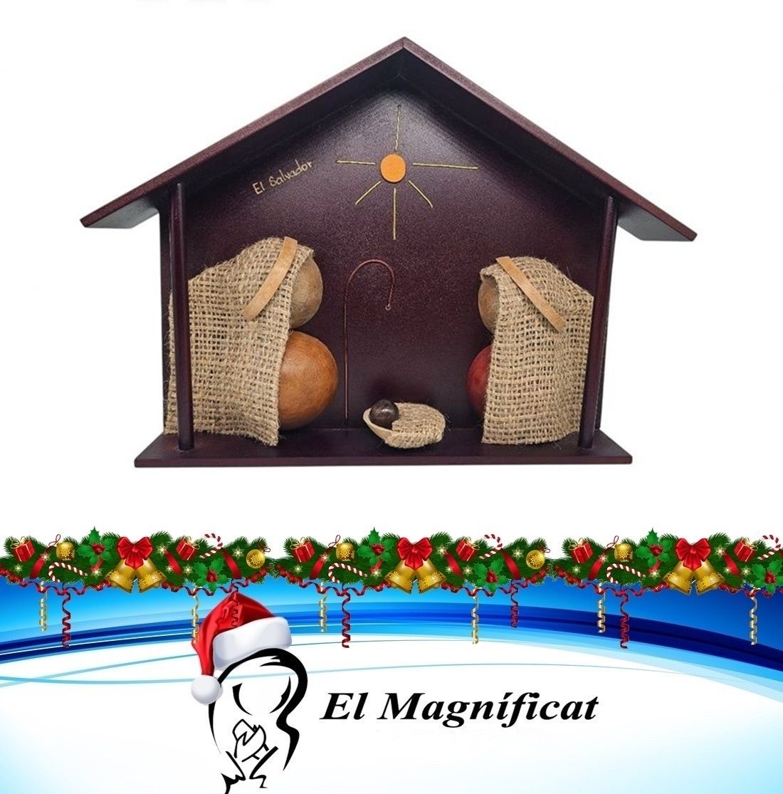 NACIMIENTO EN MADERA Y MORRO 22 CMS