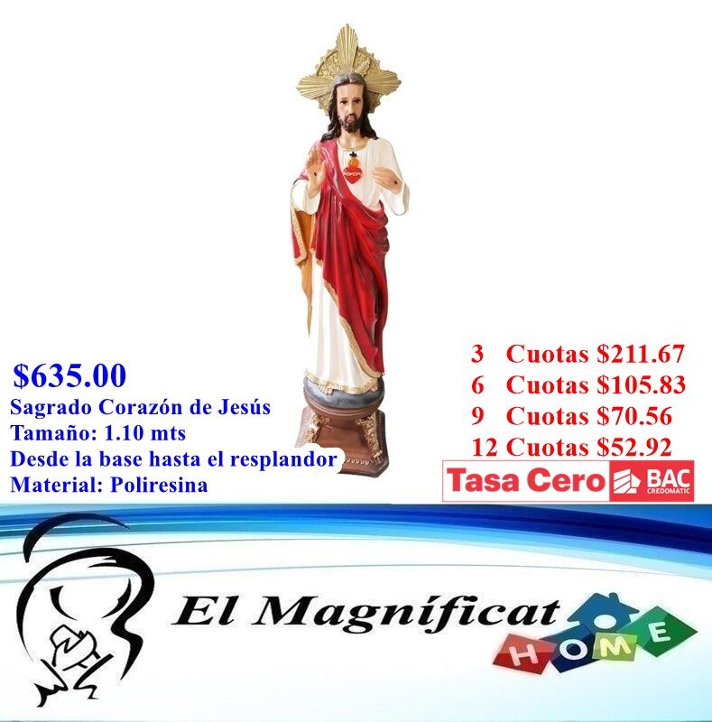 SAGRADO CORAZON DE JESUS 1.10 MTS