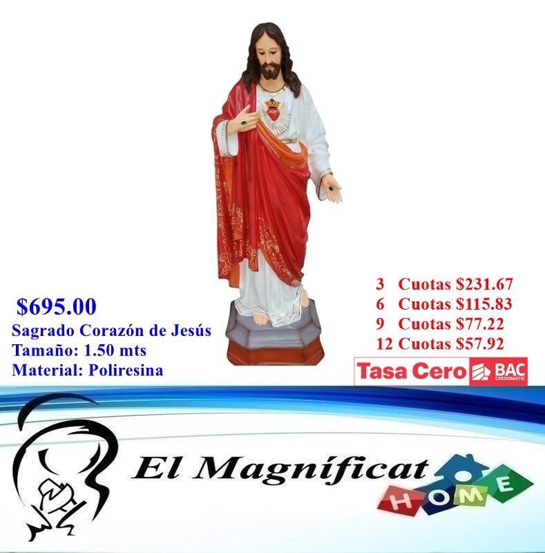 SAGRADO CORAZON DE JESÚS 1.5 MTS