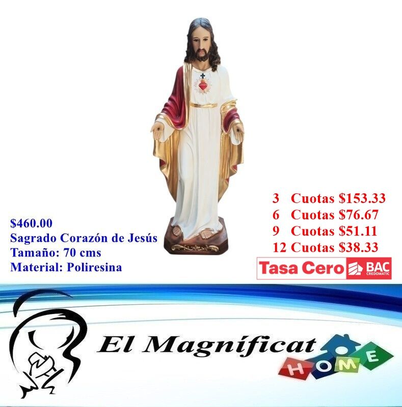 SAGRADO CORAZON DE JESUS 70 CMS