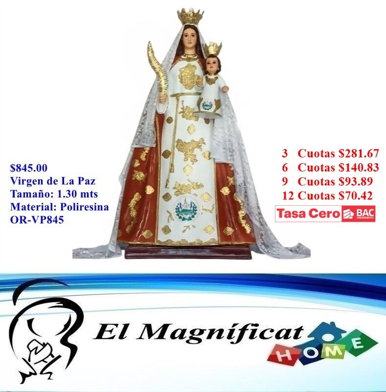 VIRGEN DE LA PAZ GRANDE 1.3 MTS