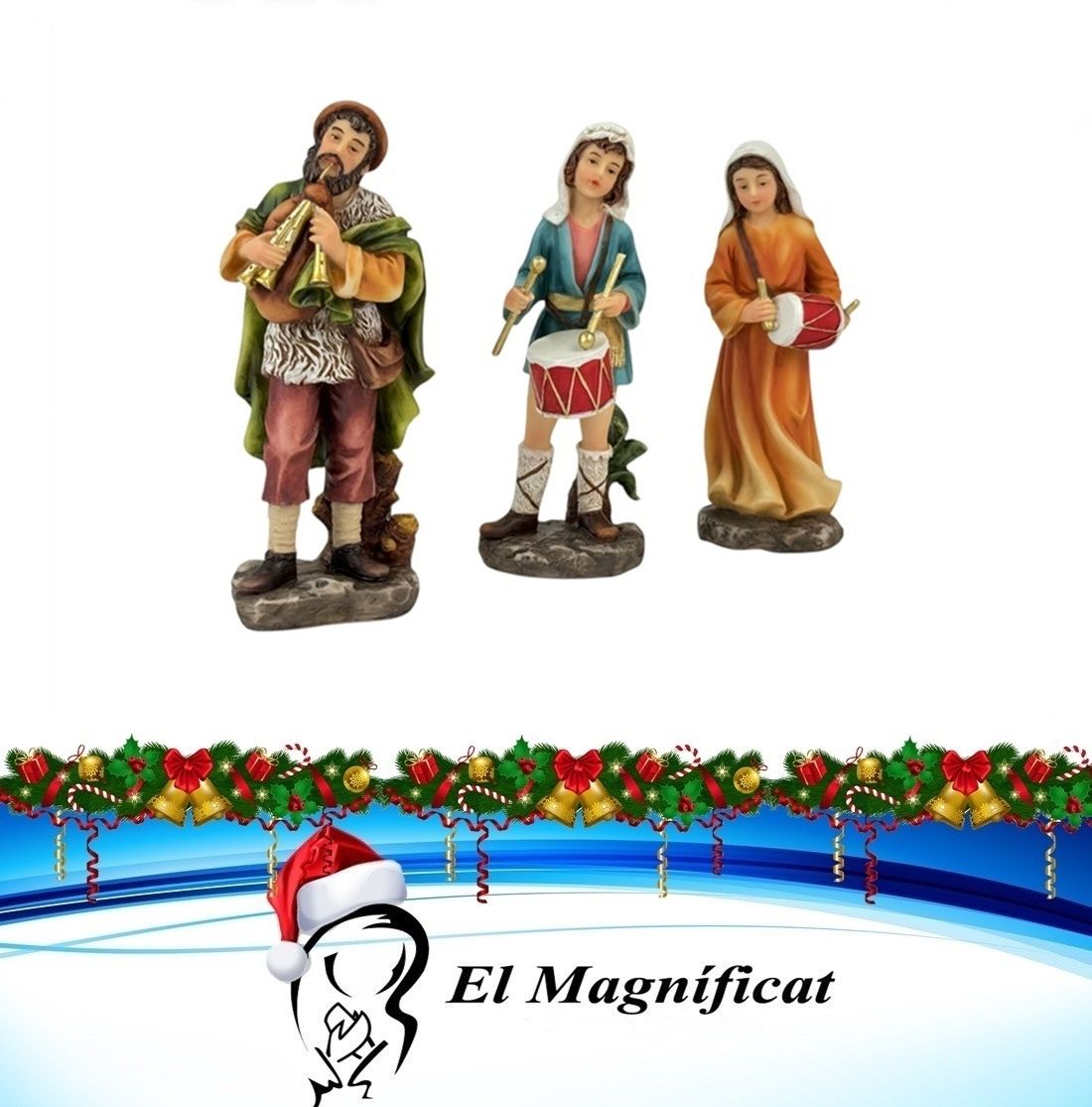 JUEGO DE ALDEANOS MUSICALES 15 CMS