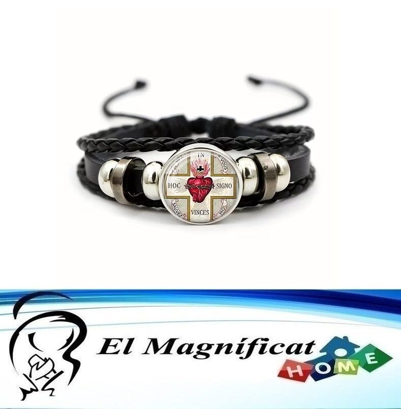 PULSERA CON MEDALLA SAGRADO CORAZON DE JESUS