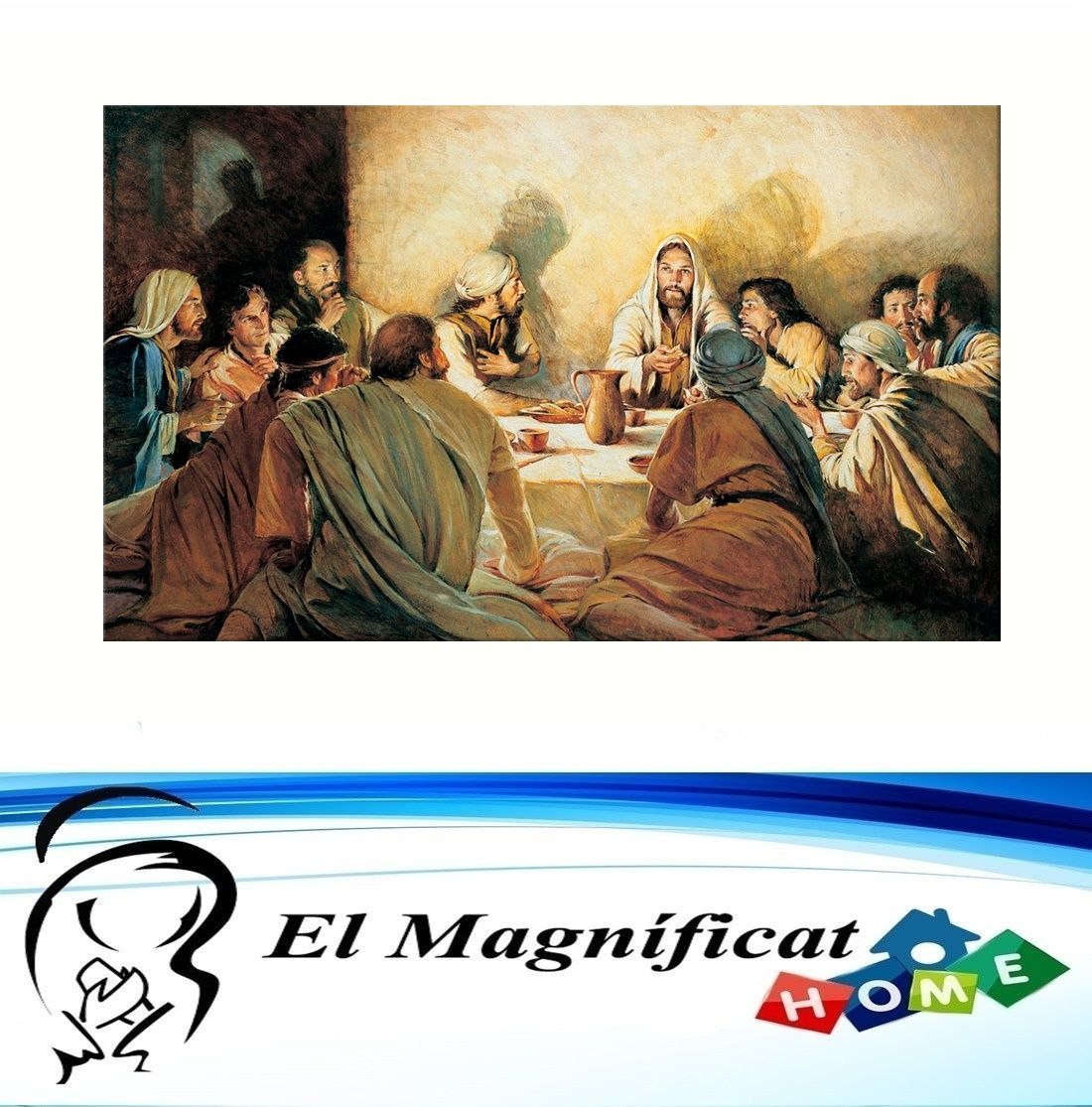 CUADRO SANTA CENA 50 CMS X 30 CMS