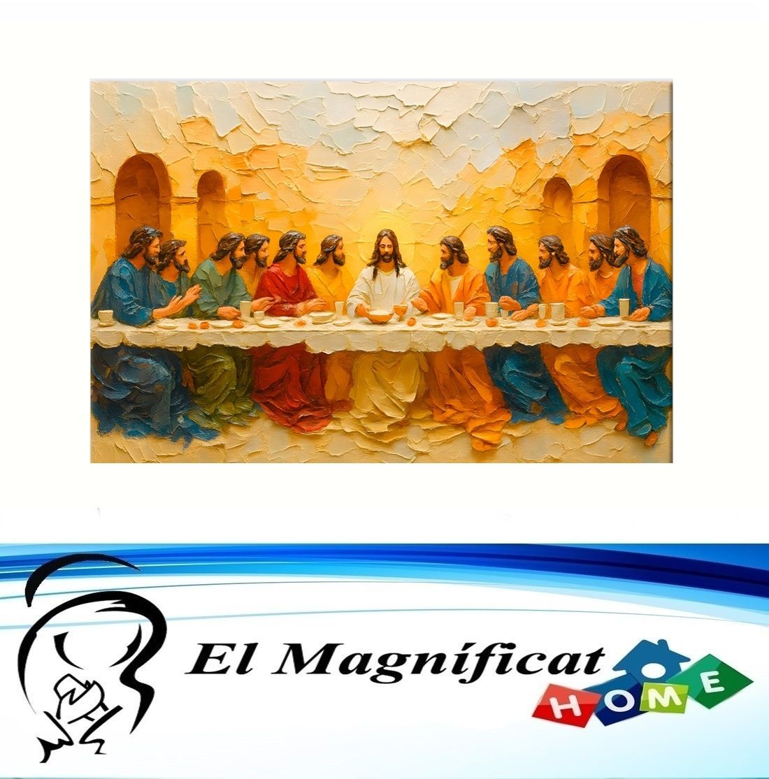 CUADRO SANTA CENA 50 CMS X 30 CMS