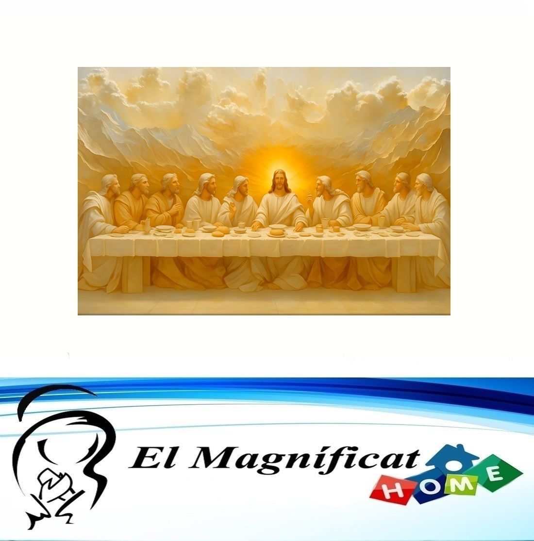 CUADRO SANTA CENA 50 CMS X 30 CMS