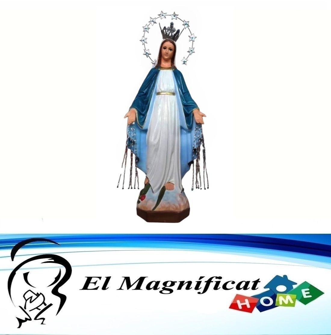 VIRGEN MEDALLA MILAGROSA 1.10 MTS