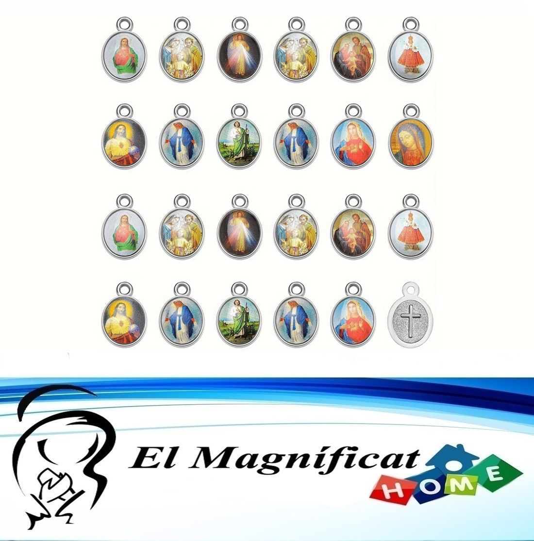 DIJE MEDALLAS MINI COLOR 1 CMS