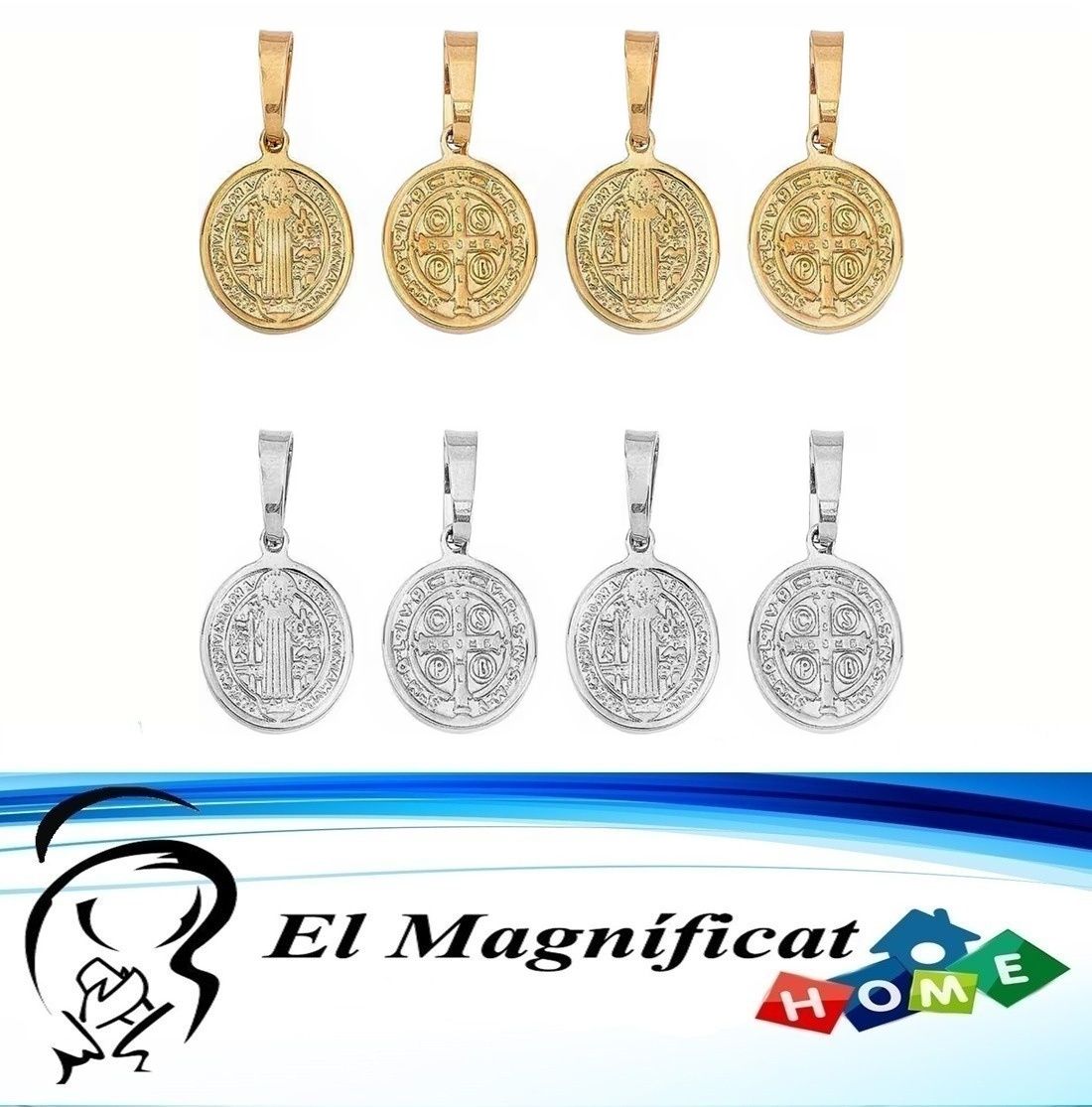 DIJE DE ACERO MINI SAN BENITO