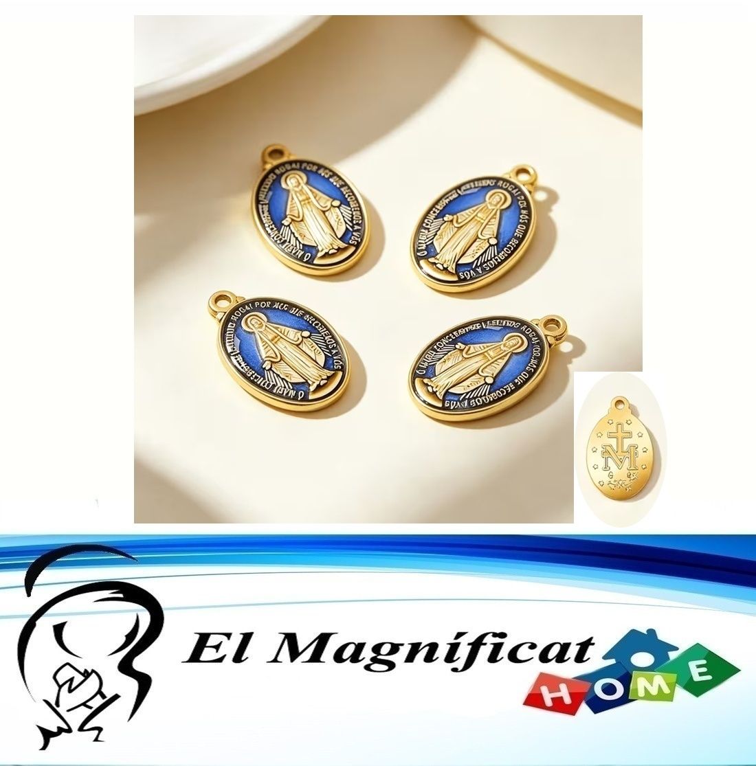 DIJE DORADO MEDALLA MILAGROSA