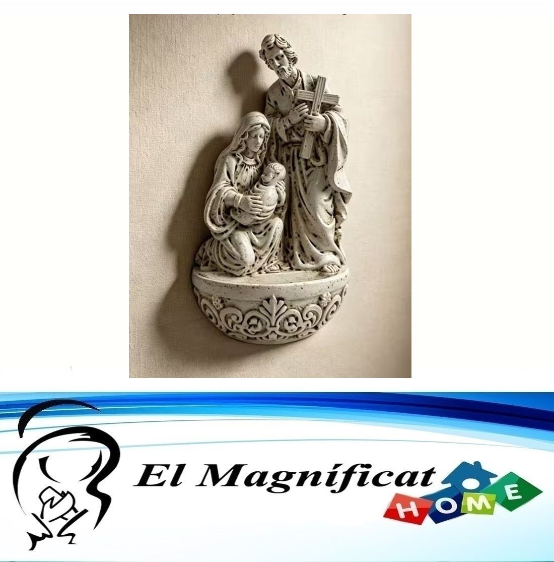 BENDITERA DE PARED SAGRADA FAMILIA 17 CMS