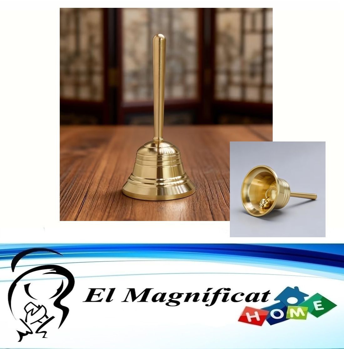 CAMPANA PEQUEÑA DE BRONCE 8 CMS