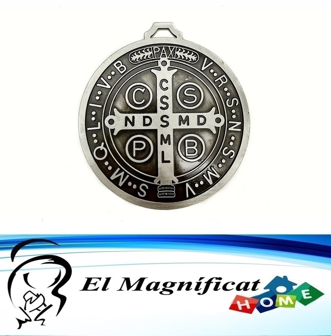MEDALLA GRANDE DE SAN BENITO 7 CMS DE DIAMETRO