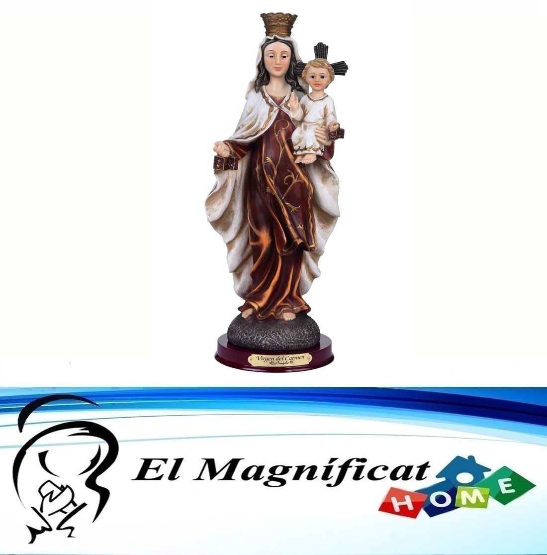 VIRGEN DEL CARMEN 30 CMS