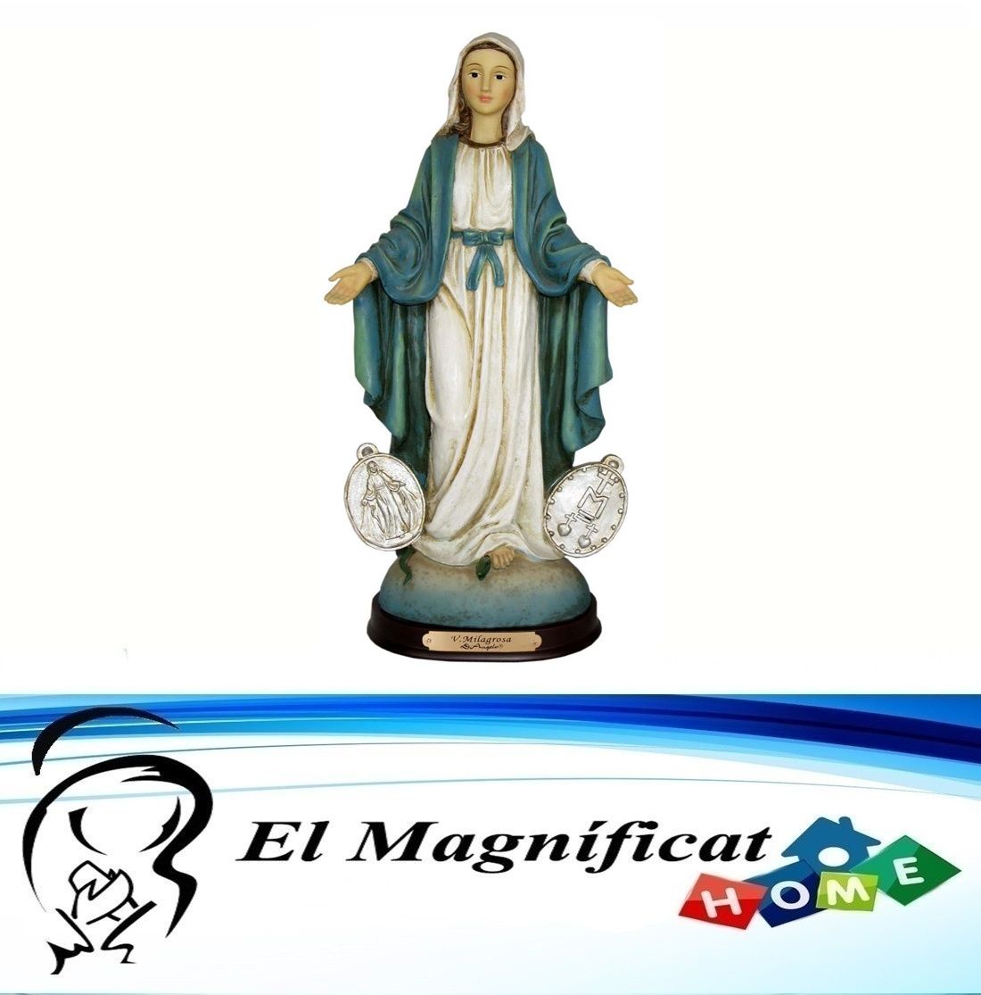 VIRGEN MEDALLA MILAGROSA 30 CMS