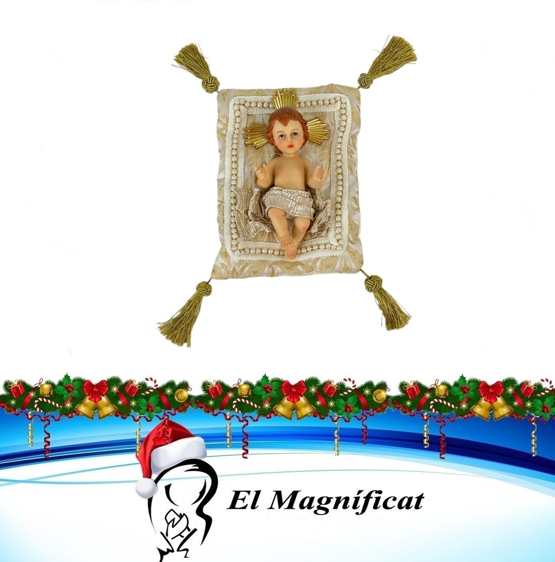 NIÑO DIOS CON ALMOHADA