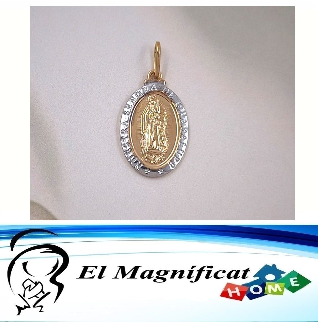DIJE ENCHAPADO VIRGEN DE GUADALUPE (2 CMS)