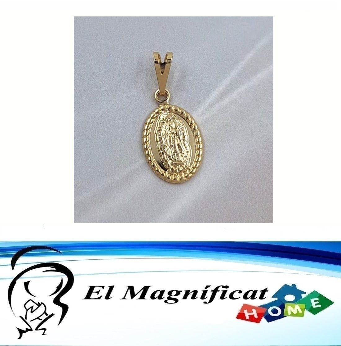 DIJE ENCHAPADO VIRGEN DE GUADALUPE (1 CMS)