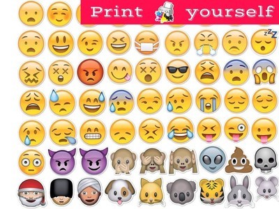 set 124 printable tumblr stickers printable decals instant download pdf and png file