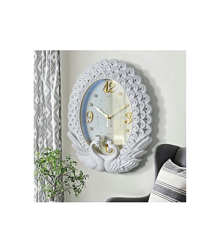 3D Peacock Wall Clockw