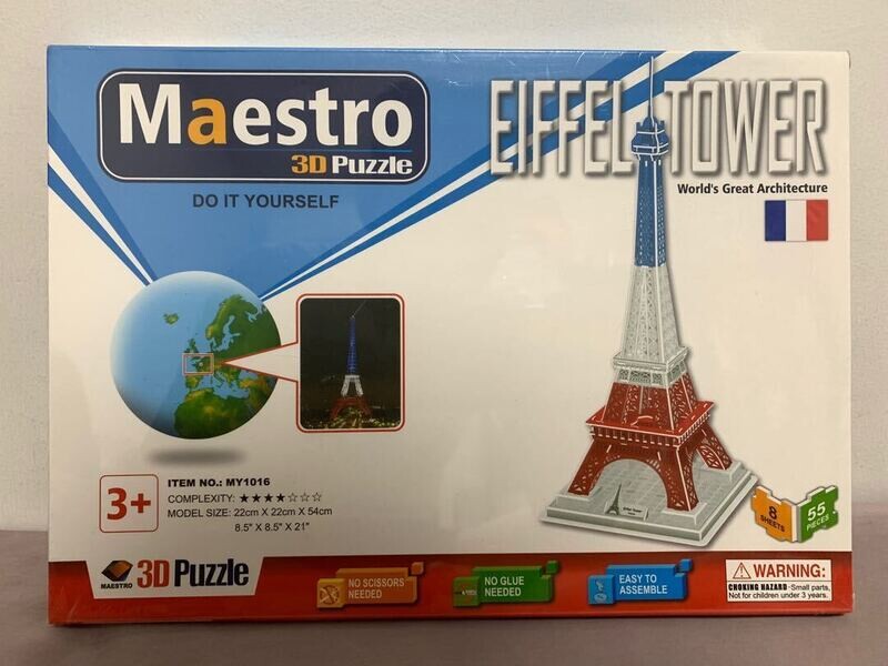 Puzzle 3D Tour Eiffel