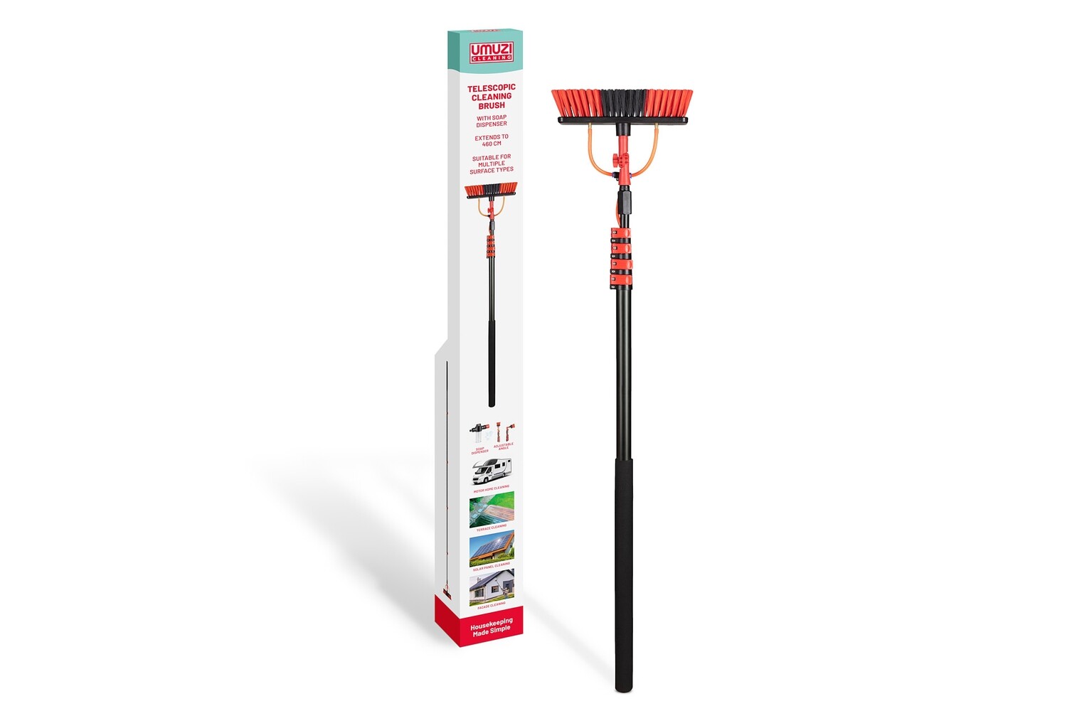 Brosse à eau téléscopique