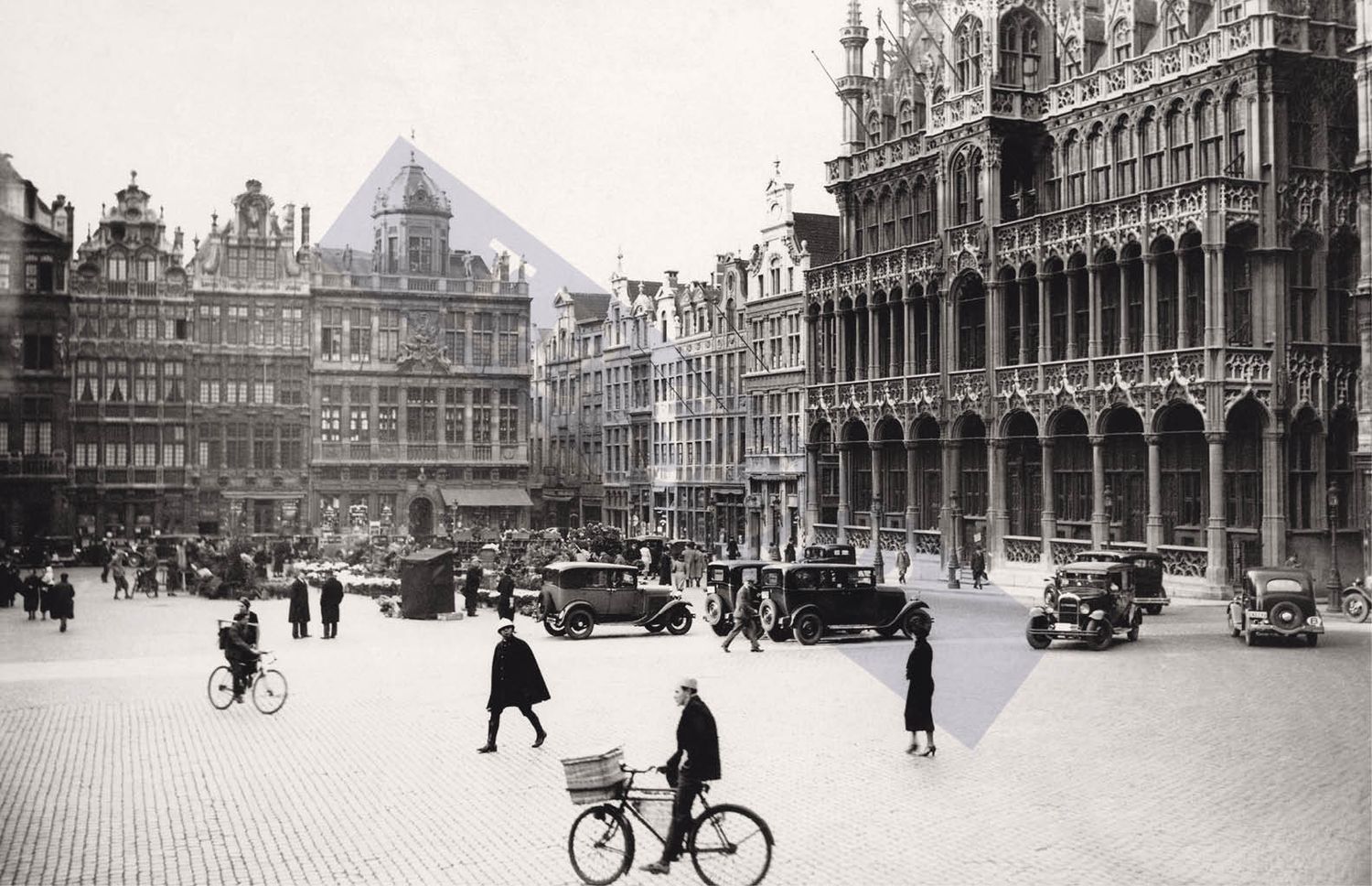 Grand-Place de Bruxelles, 1935 - Le Soir