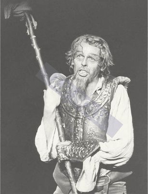 Jacques Brel, "L'Homme de la Mancha", La Monnaie, le 6 novembre 1968 - Photo Le Soir
