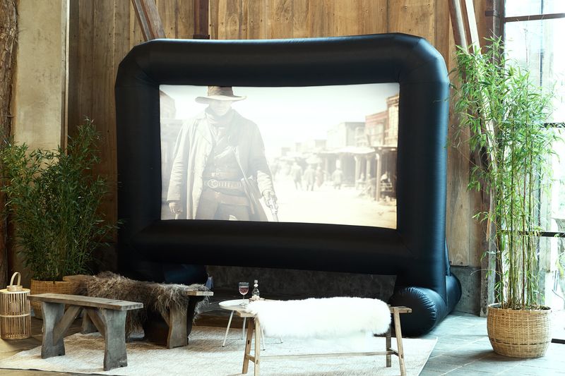 Écran gonflable - vidéo projection