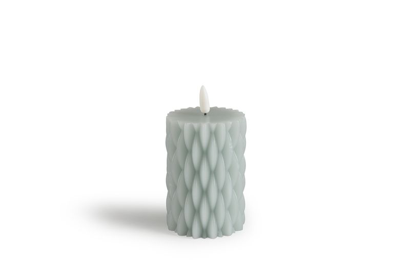 Ensemble de 3 bougies LED avec finition en cire