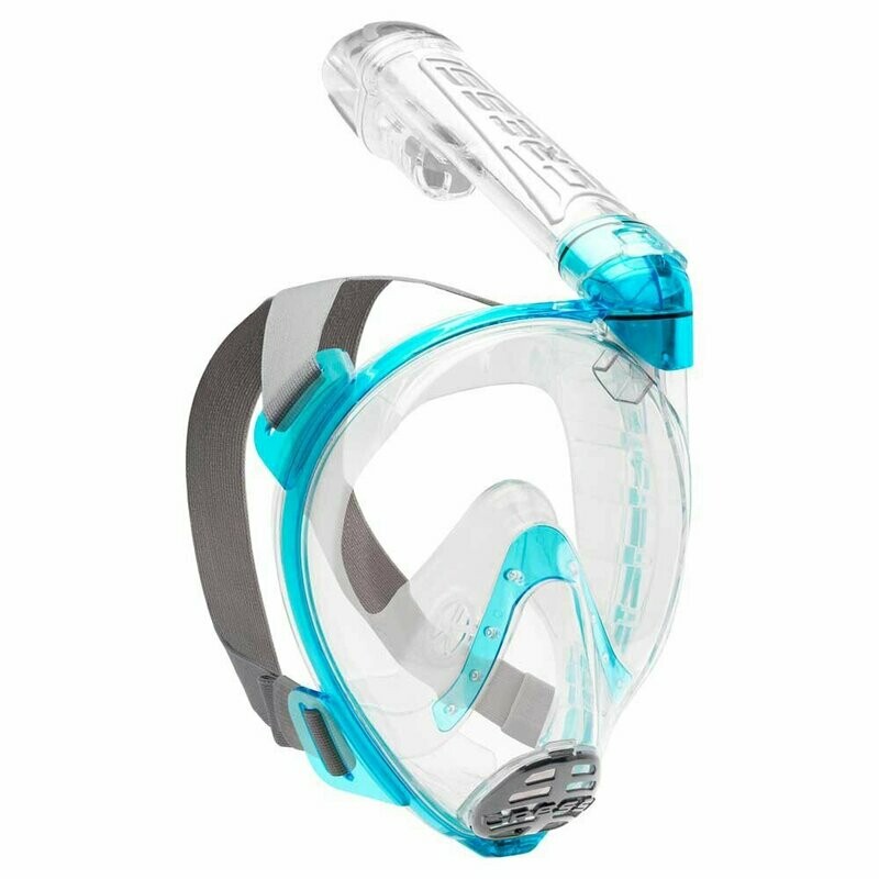 Cressi Schnorchel-Vollgesichtsmaske Baron Clear/Aquamarin M/L Cressi Schnorchel-Vollgesichtsmaske Baron Clear/Aquamarin M/L