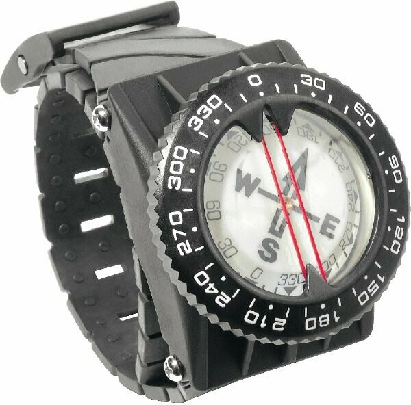 Kompass 60 mm Armband und Schlauch