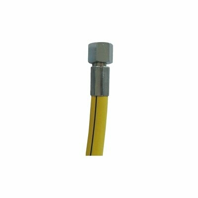 Standard Mitteldruckschlauch Gummi Gelb UNF 3/8" 92, 150 und 200 cm