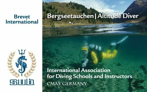 Spezial -Tauch-Kurs S.U.B Bergseetauchen Spezial -Tauch-Kurs S.U.B Bergseetauchen