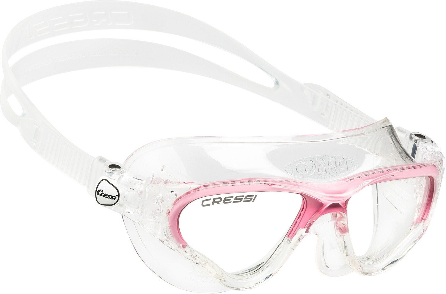 Cressi Schwimmbrille Cobra Lady Clear/Pink